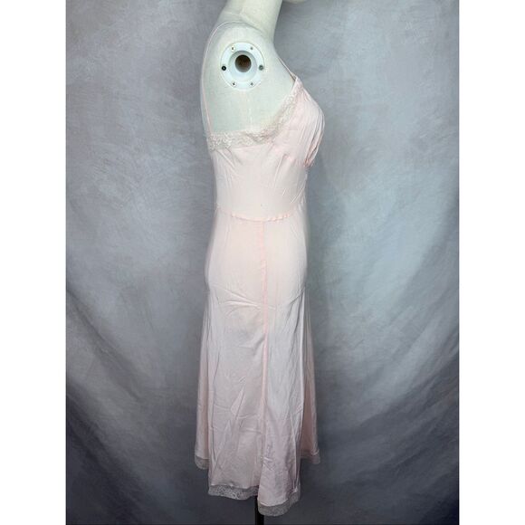 Vintage 1930s Pink Silk Slip Dress Barbizon Size Small XS - Picture 5 of 10